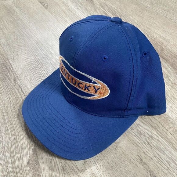 Vintage Kentucky Wildcats Hat Snapback College Basketball Blue Cap - Picture 8 of 8